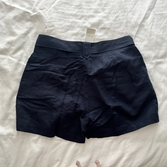 NWT J. McLaughlin Abbie Linen Navy Short - Picture 6 of 8